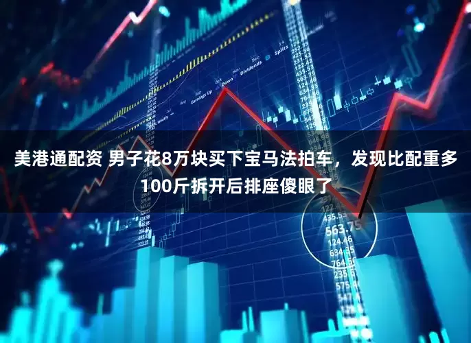 美港通配资 男子花8万块买下宝马法拍车，发现比配重多100斤拆开后排座傻眼了